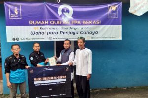 Distribusi Program infaq & Wakaf Quran Ke Santri RQ PPA Bekasi