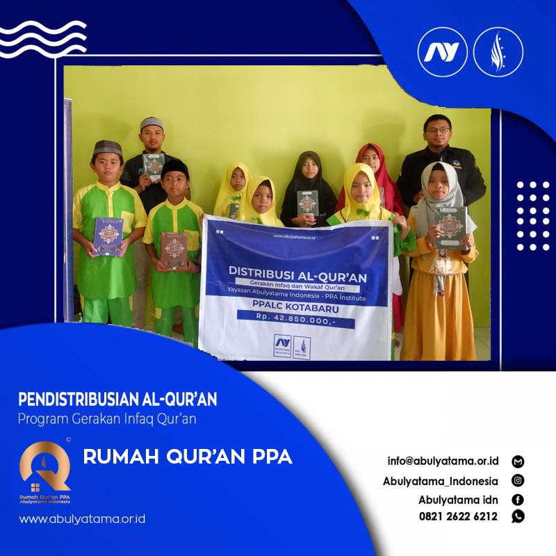 Pendistribusian Program Infaq & Wakaf Qur'an  Yayasan Abulyatama Indonesia