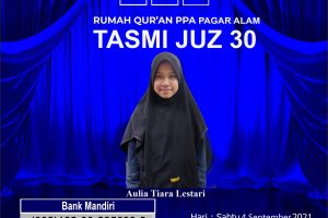Tasmi’ Al-Qur’an Juz 30 Bersama Santri Rumah Qur’an PPA Pagar Alam