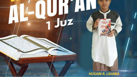 Tasmi’ Al Qur’an 1 Juz : Santri Rumah Quran PPA Gorontalo Ananda Husain R. Lihawa