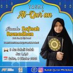 Tasmi Qur’an 3 Juz : Ananda Safnah Santri RQ PPA Bekasi