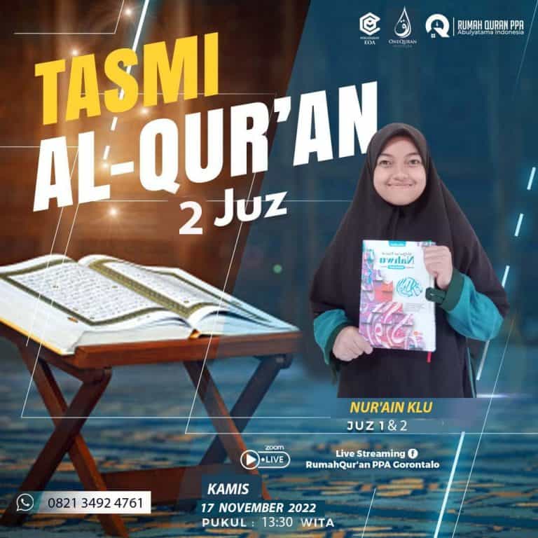 Tasmi Quran 2 Juz : Nur'ain Kiu