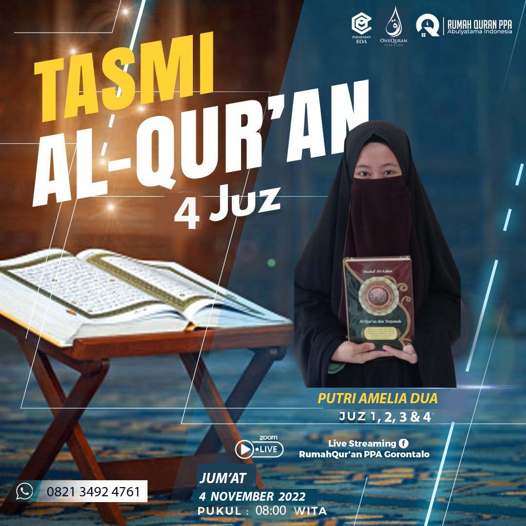 Tasmi Quran 4 Juz : Putri Amalia Dua
