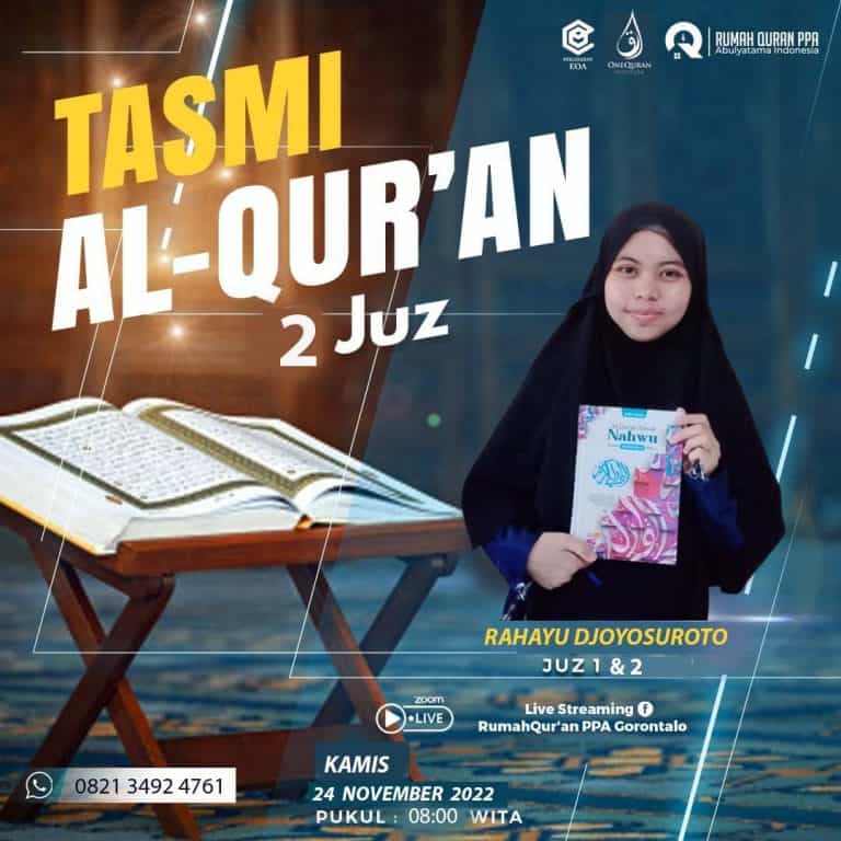 Tasmi Qur'an 2 Juz : Rahayu Djoyosuroto
