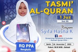 Tasmi Quran 1 Juz : Syifa Hasna Karomy