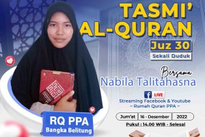 Tasmi Qur’an Juz 30 : Nabila Talitahasna