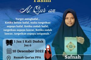 Tasmi Qur’an 1 Juz : Safnah Ramadhan