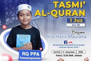 Tasmi’ Qur’an 1 Juz : Rifa Haris Maulana Lubis