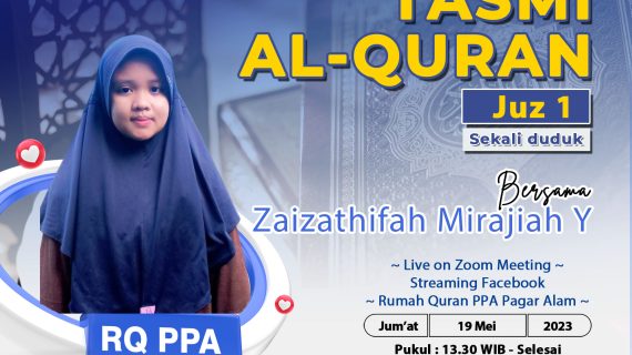 Tasmi Al Quran 1 Juz : Zaizathifah Mirajiah Yudinovic