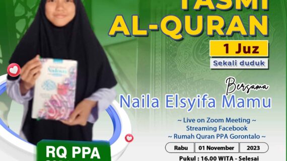 Tasmi Qur’an 1 Juz : Ananda Naila Elsyifa Mamu
