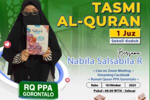 Tasmi Qur’an 1 Juz : Ananda Nabila Salsabila R