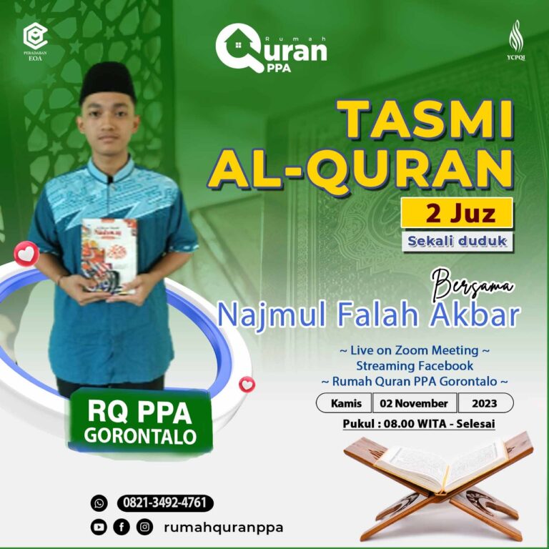 Tasmi Qur'an 2 Juz : Najmul Falah Akbar Putra Rivai