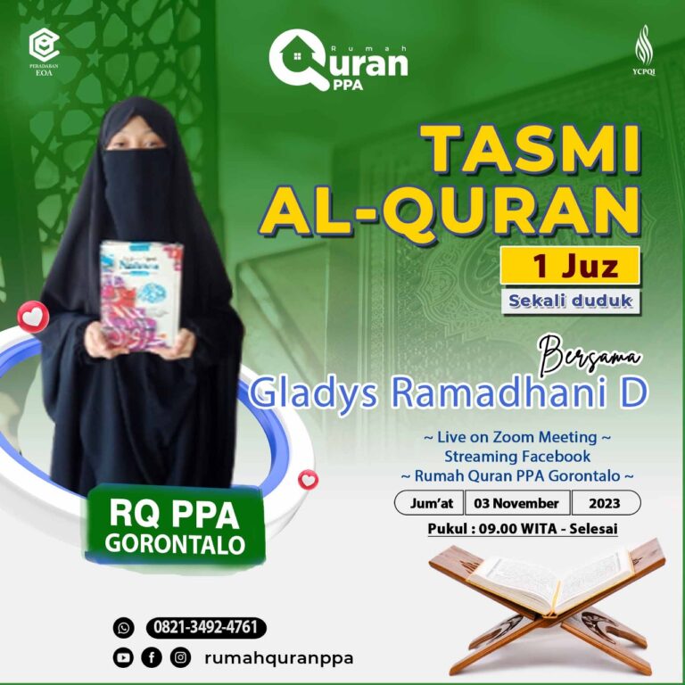 Tasmi Qur'an 1 Juz : Gladys Ramadhani D Akbar