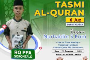 Tasmi’ Quran 6 Juz Ananda : Nurhaidin S Koni