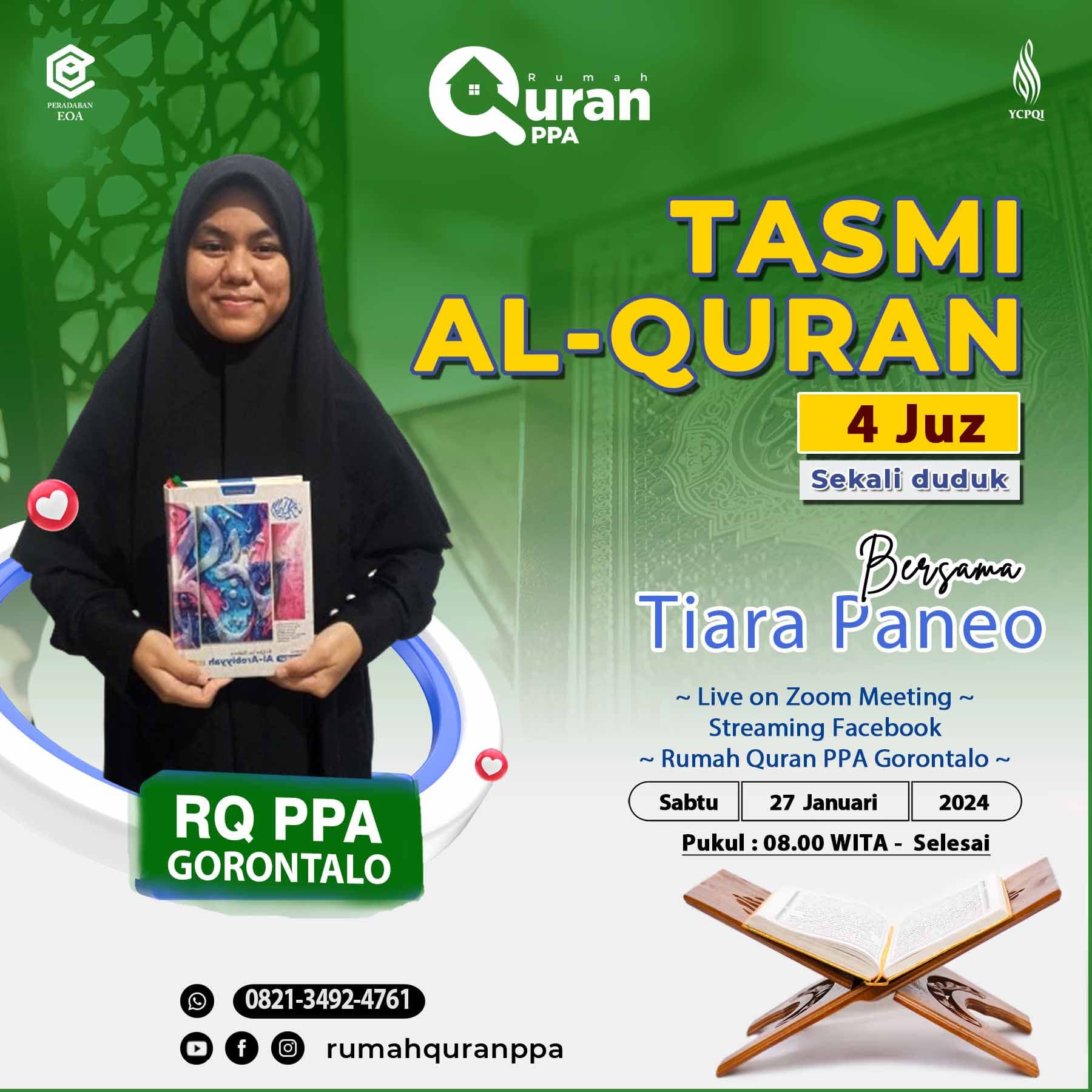 Tasmi Qur'an 4 Juz : Ananda Tiara Paneo