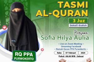 Tasmi Qur’an 3 Juz : Ananda Sofia Hilya Auliya