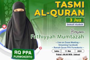 Tasmi Qur’an 3 Juz : Ananda Fathiyyah Mumtazah Raisah