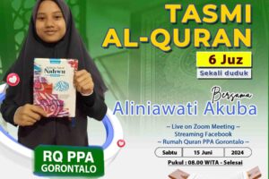 Tasmi Qur’an 6 Juz Sekali Duduk : Aliniawati Akuba