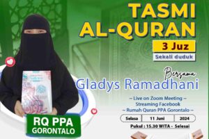 Tasmi Qur’an 3 Juz Sekali Duduk : Gladys Ramadhani Duyo Liputo Igirisa