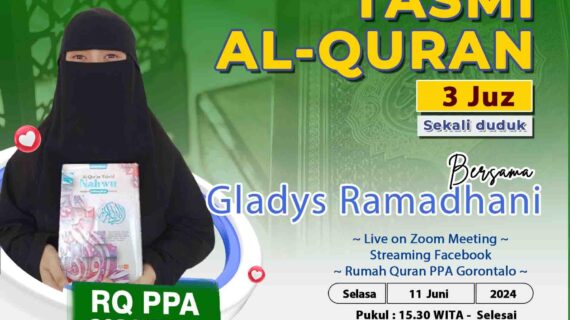 Tasmi Qur’an 3 Juz Sekali Duduk : Gladys Ramadhani Duyo Liputo Igirisa