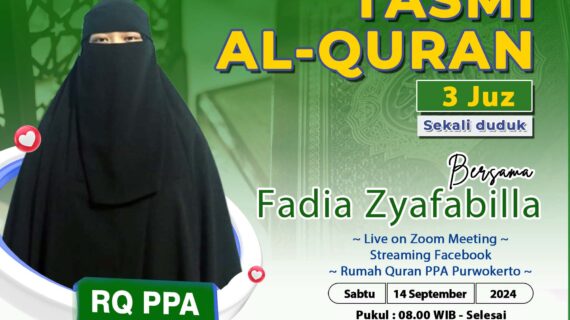 Tasmi Qur’an 3 Juz : Ananda Fadia Zyafabilla