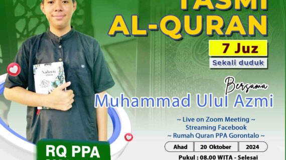 Tasmi Qur’an 7 Juz Ananda : Muhammad Ulul Azmi Kasim