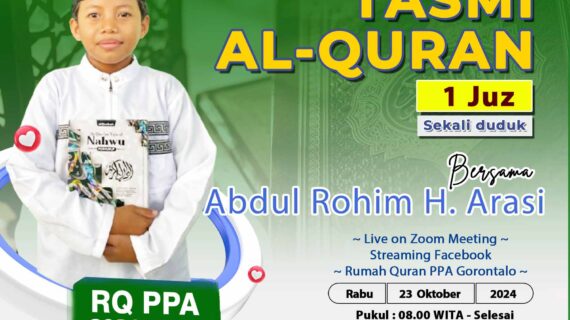 Tasmi Qur’an 1 Juz Sekali Duduk : Abdul Rohim H Arasi