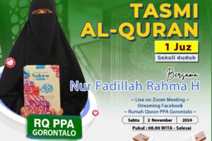 Tasmi Quran 1 Juz Ananda : Nur Fadillah Rahma Husain