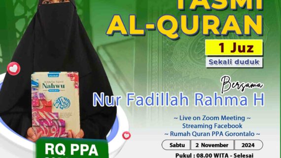 Tasmi Quran 1 Juz Ananda : Nur Fadillah Rahma Husain