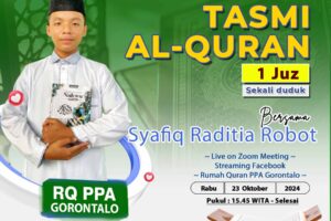 Tasmi Qur'an 1 Juz Sekali Duduk : Syafiq Raditia Robot