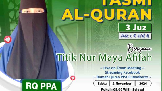 Tasmi Qur’an 3 Juz Sekali Duduk : Titik Nur Maya Afifah