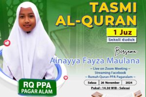 Tasmi Quran 1 Juz Sekali Duduk Ananda : Ainayya Fayza Maulana