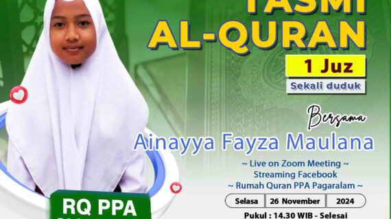 Tasmi Quran 1 Juz Sekali Duduk Ananda : Ainayya Fayza Maulana