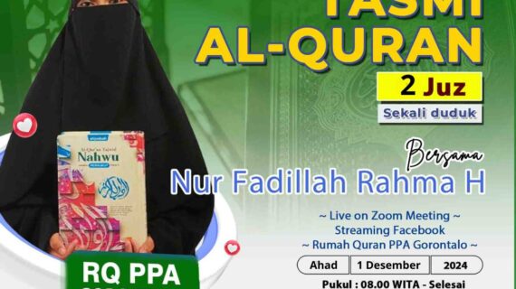 Tasmi Quran 2 Juz Ananda : Nur Fadillah Rahma Husain