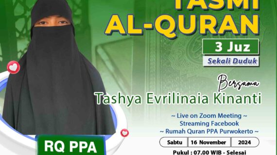 Tasmi Qur’an 3 Juz Ananda : Tashya Evrilinaia Kinanti