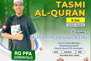 Tasmi Qur’an 9 Juz Ananda : Muhammad Ulul Azmi Kasim