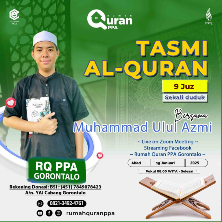 Tasmi Qur'an 9 Juz Ananda : Muhammad Ulul Azmi Kasim