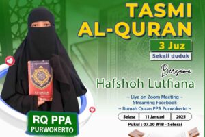 Tasmi Al-Quran 3 Juz Ananda Hafshoh Lutfiana