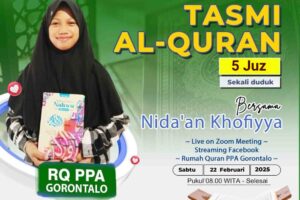 Tasmi Al Quran 5 Juz Sekali Duduk Ananda Nida'an Khofiyya