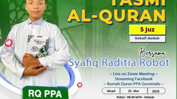 Tasmi Al-Quran 5 Juz Sekali Duduk Syafiq Raditia Robot