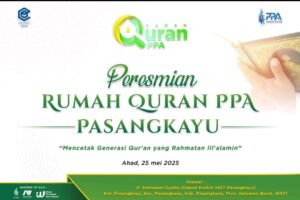 Peresmian Rumah Qur’an PPA Cabang Pasangkayu