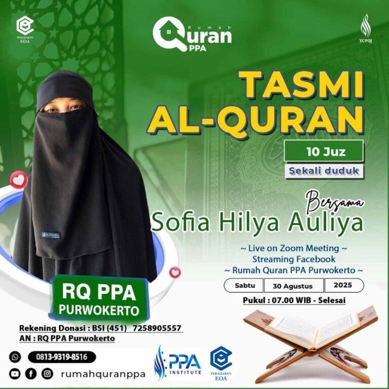 Tasmi Al Quran 10 Juz Ananda Sofia Hilya Auliya