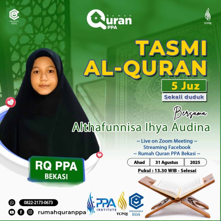 Tasmi Al-Quran 5 Juz Sekali Duduk Ananda Althafunnisa Ihya Audina