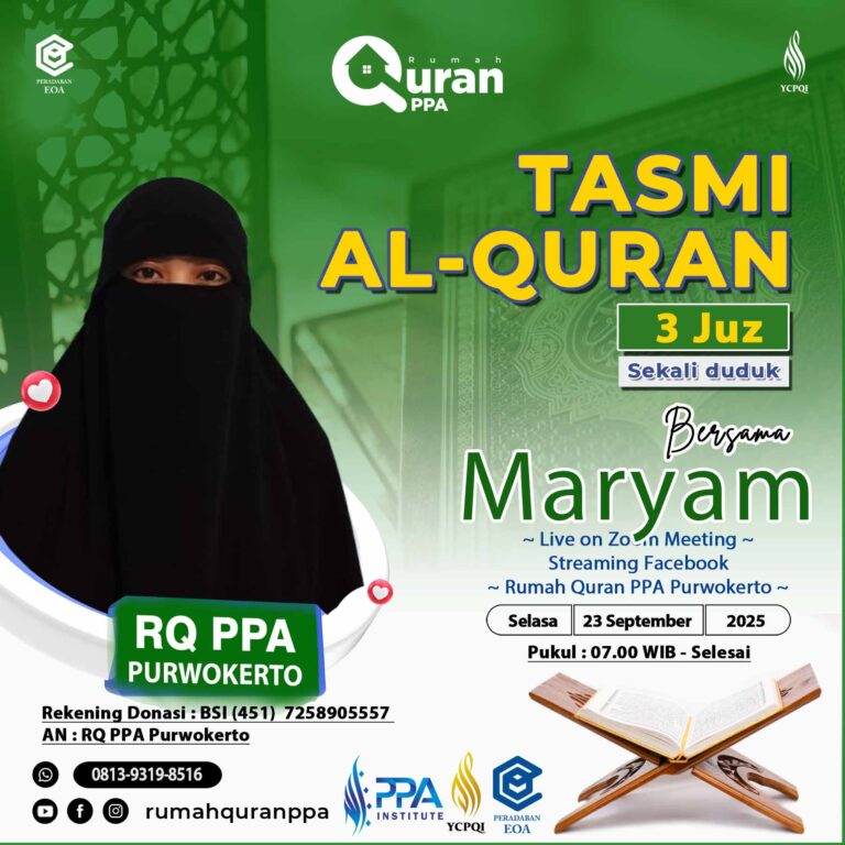 Tasmi’ Al-Qur’an 3 Juz Sekali Duduk Ananda Maryam