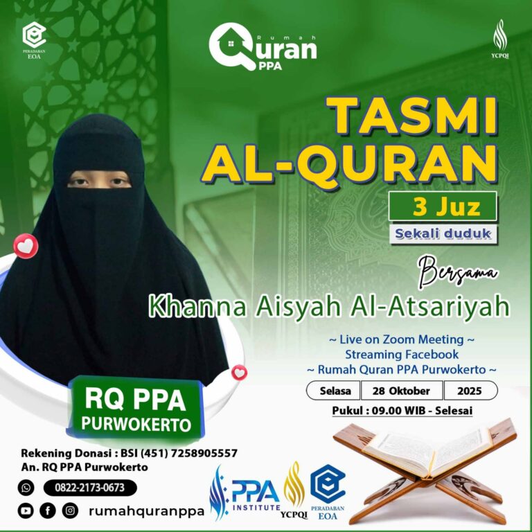 Tasmi' Al-Quran 3 Juz Sekali Duduk Khanna Aisyah Al-Atsariyah