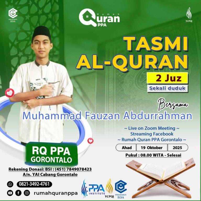 Tasmi Al-Quran 2 Juz Sekali Duduk Muhammad Fauzan Abdurrahman