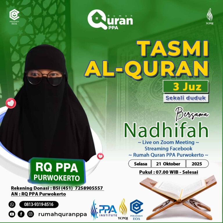 Tasmi' Al-Quran 3 Juz Sekali Duduk Ananda Nadhifah
