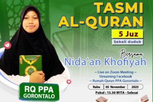 Tasmi Al-Quran 5 Juz Sekali Ananda Nida'an Khofiyah