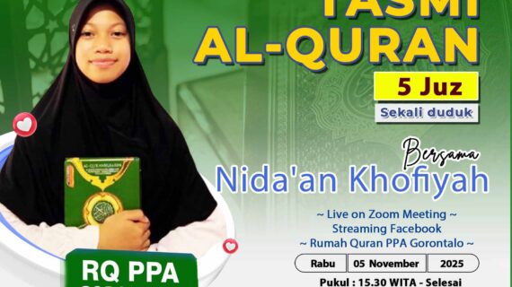 Tasmi Al-Quran 5 Juz Sekali Ananda Nida’an Khofiyah
