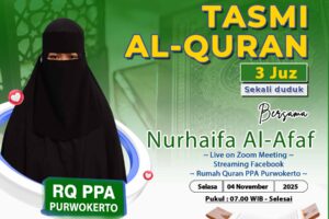 Tasmi Al-Quran 3 Juz Sekali Duduk Ananda Nurhaifa Al-Afaf